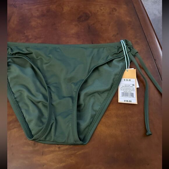 Kona Sol Women's Keyhole Medium Coverage Hipstee Bikini Bottom NWT Size Small - Picture 2 of 3